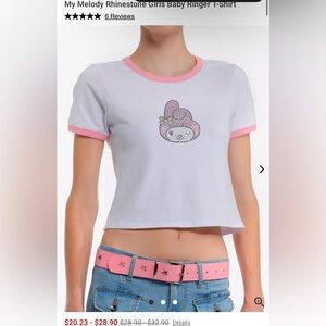 My Melody baby ringer tee